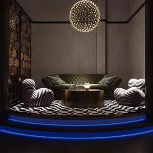 Professional Production Customized Luxury Interior Juice Bar Interior Design 3D Drawing