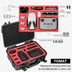 Étui de transport pour drone EVA recommandé, imperméable et antichoc, coque rigide avec intérieur en mousse, fermeture éclair, compatible avec Mavic - Product Image 4