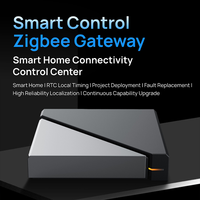Gateway Hub Tuya Zigbee 3.0 con Conexión por Cable Wifi y Ethernet para Kit de Hogar Inteligente Soporta 200 Dispositivos Zigbee Red Local Zigbee