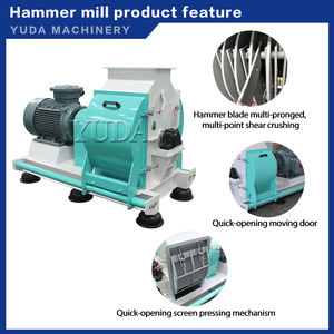 YUDA Pecuária Grãos Moagem Arroz Fazendo Moinho Martelo Feed Trigo Moagem Cevada Palha Grain <span class=keywords><strong>Crusher</strong></span> - Product Image 5