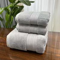 Luxury Cotton Towel Set - Quick Drying and Durable for Bathroom Use