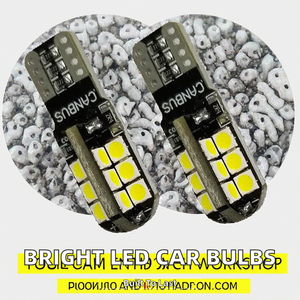 หลอดไฟ LED 2W T10 Canbus 24 SMD 3030 ป้องกันไฟแจ้งเตือนความผิดพลาด ไม่มีขั้ว ไม่จำกัดทิศทาง ใช้ได้กับไฟส่องป้ายทะเบียนรถยนต์ สีแดง 12V - Product Image 2