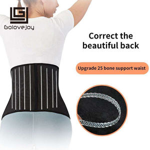 GOLOVEJOY-<span class=keywords><strong>faja</strong></span> moldeadora de cintura, <span class=keywords><strong>faja</strong></span> de soporte, cinturón adelgazante, corsé, entrenador de cintura - Product Image 6