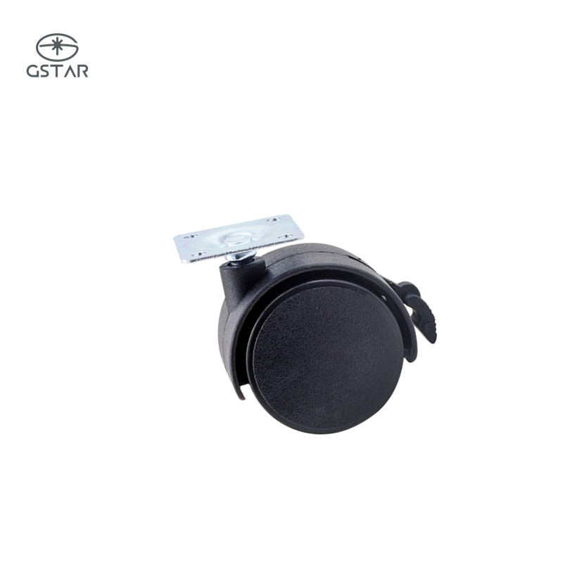 Мебельная фурнитура 2 дюймов ролики для офисного кресла крестовиной нейлоновые поворотными колесами ролик с Break