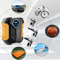 Pompe à air sans fil pour pneus portable, système de gonflage pour vélo, moto, boules, pour lit, gonflable, 12 v