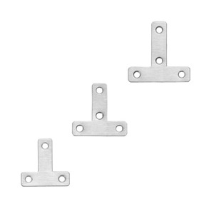 औद्योगिक एल्यूमीनियम प्रोफ़ाइल टी-आकार कनेक्टर ब्रैकेट स्टेनलेस स्टील कोण प्लेट 2020 3030 4040 8080 कोने ब्रेस - Product Image 2