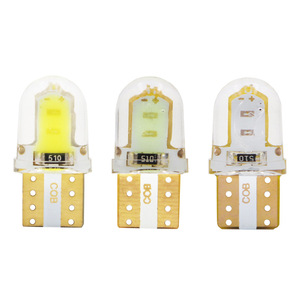 Luz LED T10 W5W COB de 4 núcleos de silicona, tipo corto, para coche, luz de matrícula, luz pequeña para coche. - Product Image 1