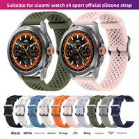 Correa Deportiva de Silicona Transpirable para Xiaomi Watch S4 Sport S3 2 S1 Pro Color 2, Banda de Goma de 22MM, Accesorios para Pulsera