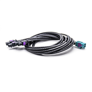 Câble de connecteur FAKRA HSD 4 broches, fiche droite, <span class=keywords><strong>code</strong></span> Z C 4 2 mâle F marron pour voiture - Product Image 3