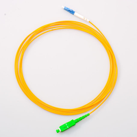 Kabel Patchcord Simplex Single Mode 9/125um Jumper SC-LC 2.0mm 3.0mm G652D G657A PVC/LSZH Kuning 3M