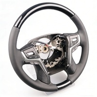 Volant en bois style Thong pour Yaris Prius 86 Camry Tundra Supra Land Cruiser Hilux Voxy - Conçu pour les modèles IS/ES