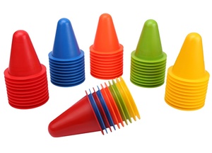 Conos de Agilidad Deportivos YOTO de 8 cm para Entrenamiento de Fútbol para Niños, Marcadores Flexibles y Duraderos de PE - Product Image 3