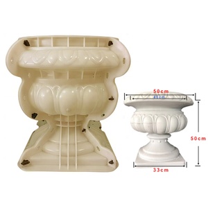 Moule en plastique ABS pour grand pot de fleurs en béton, moule pour pot de plante en ciment, moule pour pot de fleurs, moule en béton pour jardin - Product Image 1