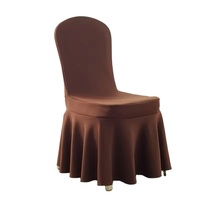 Housse de chaise extensible en polyester et coton, universelle, pour mariage, banquet, salle à manger, hôtel, décoration de la maison