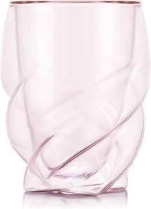 ชุดแก้วสองชั้น สีชมพูใส ขนาด 300 มล. แก้วน้ำ แก้วเก็บความร้อน แก้วกาแฟ ทำจากแก้วโบโรซิลิเกตเป่าด้วยปาก - Product Image 4