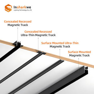 Spot LED magnétique ultra-plat 48V en aluminium moderne, linéaire, pliable, orientable et réglable pour plafond DC48V - Product Image 3