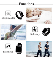 Reloj inteligente dz 09, dispositivo con cámara, compatible con tarjeta SIM, el más barato