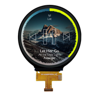 2,76 Zoll Rundes TFT LCD Display 480x480 IPS Kreisförmiger Bildschirm ST7701S SPI+RGB Schnittstelle 450nits für Smartwatch HMI