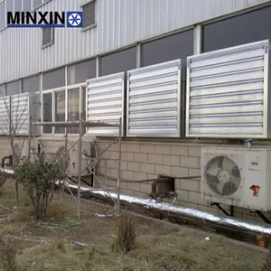 Ventilador de escape de techo de ventilación para granjas de invernadero Industrial de 60 pulgadas