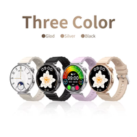 Montre connectée CY37, écran HD de 1,27 pouce, moniteur de fréquence cardiaque, suivi de la santé, lunette en alliage, modes multisports, tracker de fitness pour femmes
