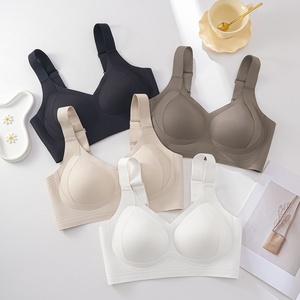 <span class=keywords><strong>Reggiseno</strong></span> Sportivo Senza Cuciture Plus Size per Donna, Comodo con Striscia in Gel, Minimizzatore con Effetto Push-Up - Product Image 1