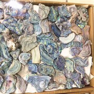 Großhandel poliert Engel Aura Chalcedon Achat Edelstein natürlichen Mineral Roh stein für Home Decoration Rough - Product Image 4