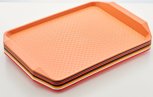 Thức ăn nhanh nhà hàng Nguồn cung cấp màu đỏ nhựa Polypropylene PP phục vụ Khay cho căng tin - Product Image 6