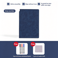 Carnet effaçable et réutilisable en PU, bloc-notes élégant et papier à croquis, idéal pour l'école, cadeau parfait