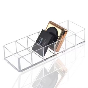 Organizador de Paletas de Maquillaje, Soporte Acrílico para Paletas de Sombras de Ojos, Organizador Dividido para Maquillaje, Colorete y Contorno - Product Image 3