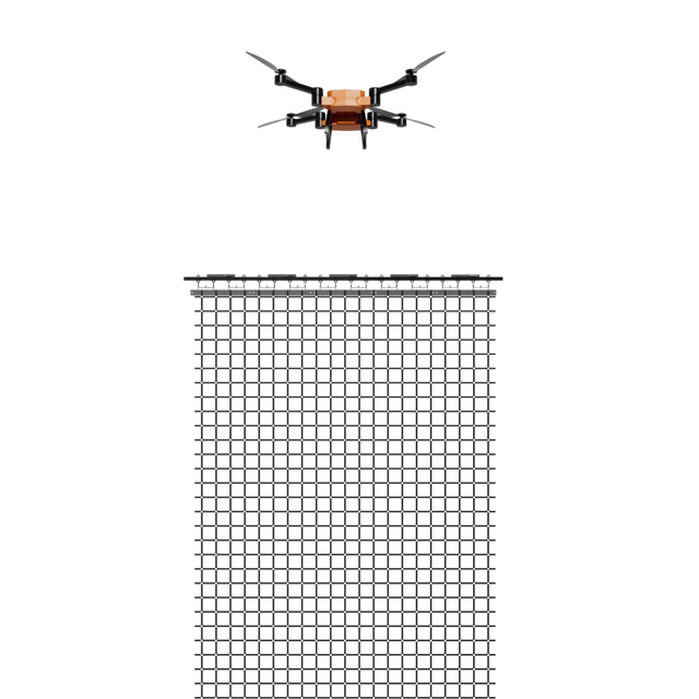 Flying Digital Projection Screen - FILMBASE P40 Lightweight LED Mesh for Aerial Advertising
