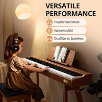 TERENCE P37 Digital Piano 88 Keys Weighted for Music Education Professional Grade Electric Piano Keyboard Full Size