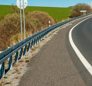 Complete Highway Guardrail System Including Beam Panel Post Spacer Block And Fasteners - Product Image 6