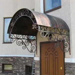 Wrought iron Awning rolling shutter blackout sunshade