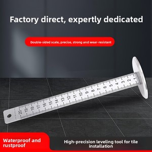 <span class=keywords><strong>Niveau</strong></span> à bulle en acier inoxydable pour pose de carrelage, jauge de nivellement de sol, tige de nivellement infrarouge, outil de carrelage pour maçons - Product Image 4