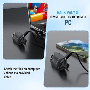 최신 디자인 카메라 휴대용 바디 착용 카메라 백 클립이있는 웨어러블 포켓 바디 캠 - Product Image 6