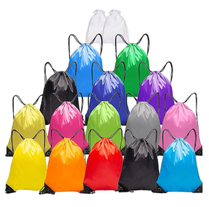 Wholesale High Quality <strong>Recycled</strong> Reusable Polyester <strong>Drawstring</strong> <strong>Bag</strong> Shopping Pack <strong>Bag</strong> - Product Image 1