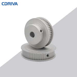 Polea de Transmisión HTD 3M de Aluminio, Acero y Hierro Fundido Anodizado y Ennegrecido Cdriva, Polea para Correa de Distribución de 10, 12, 14, 15, 16, 18 y 20 Dientes - Product Image 1