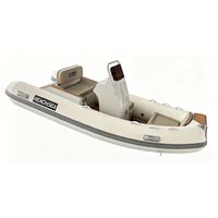 Bateaux semi-rigides en aluminium de 3,6 m (11,8 pi) avec console pour 5 personnes, en PVC Mehler, pour la pêche, fournisseur chinois pour commandes en gros