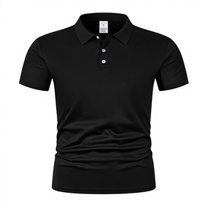 Custom Printed White Men's Polyester Polo Shirt Breathable Waterproof Windproof Work Fashion Uniform Silk Screen Printed ODM - Product Image 2
