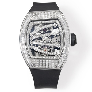 Montre de luxe pour homme Diamond Four Claw Tourbillon <span class=keywords><strong>Auto</strong></span> 59-01 en carbone NTPT avec bracelet noir, montre de gala, montre d'affaires - Product Image 1