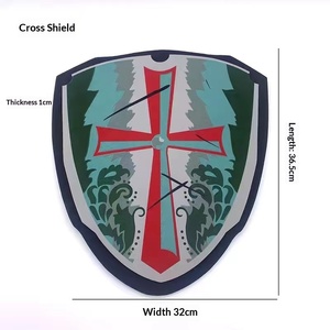 En stock, ensemble épée et bouclier en mousse EVA pour enfants de 8 à 13 ans, arme de simulation sécurisée, vente en gros - Product Image 6