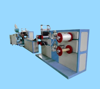 Volledig automatische PE-plastic extrusiemodule van roestvrij staal, Aziatisch merk, motor aangedreven gaas-extrusie productielijn voor eieren/fruit