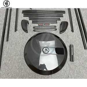 Kit extérieur complet en fibre de carbone sèche, finition brillante, tissage sergé, pour Mercedes Benz G Wagon W464 G500 G580 G63 2025, couvre-roue arrière - Product Image 5