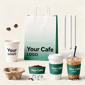Factory Custom Printing Eco-friendly Durable Kraft <b>Paper</b> Coffee Bag for One Cup Two Cups Four Cups Takeaway - Product Image 5