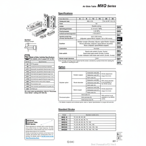 SMC Pneumatics Air Slide Table-Tabla de deslizamiento de aire, 2, 2 - Product Image 1