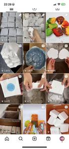 Bột màu Holi, phấn màu cải tiến ASMR, phấn màu 10 màu, mỗi màu 100g, Yiousmrchalk - Product Image 6