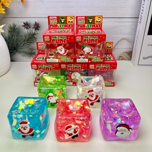 Promotional <b>Toy</b> Christmas Maltose Filled Slow Rising Ice Cube Squeeze <b>Toys</b> Squishy Pinch Fidget <b>Toy</b> for Adult <b>Anxiety</b> Relief - Product Image 2