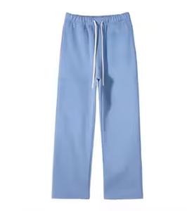 <span class=keywords><strong>Pantaloni</strong></span> elasticizzati larghi Casual da uomo in <span class=keywords><strong>cotone</strong></span> di alta qualità e spessi 350g <span class=keywords><strong>con</strong></span> cintura in bianco <span class=keywords><strong>con</strong></span> apertura a fondo ampio e rilassato - Product Image 5