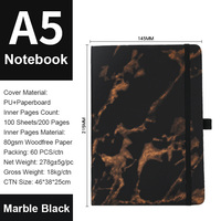 Carnet de notes A5 personnalisé en cuir PU souple avec élastique, journal intime, logo estampé à chaud, style promotionnel