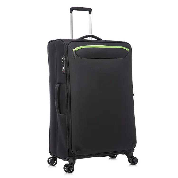2024 new design High quality Nylon Fabric luggage soft luggage set business wheeled trolley travel suitcase bags
